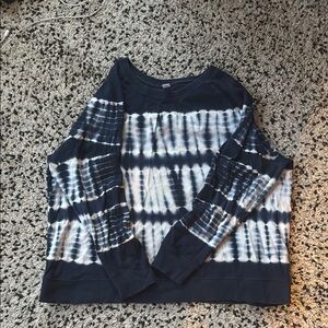 Old navy Navy Tie-Dye Women's crewneck